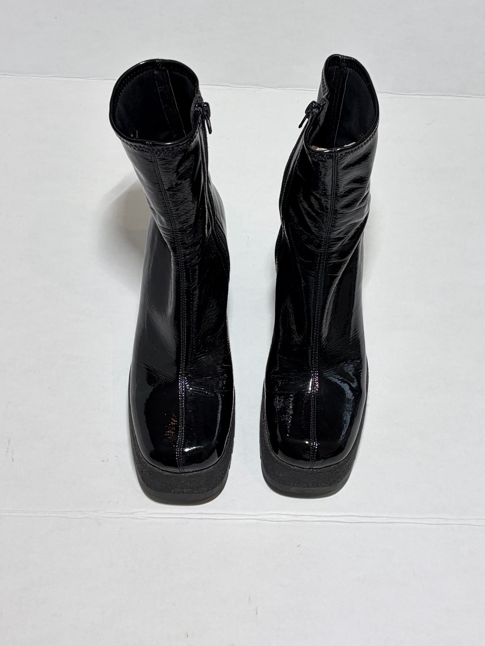 Jeffrey Campbelll Platform Square Toe Boots - Picture 5 of 11